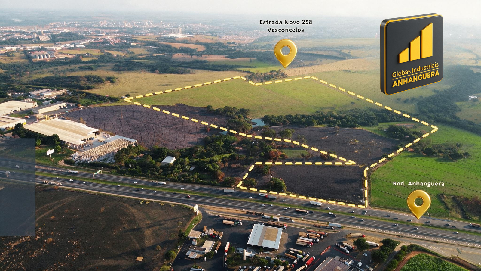 Localização Rodovia Anhanguera